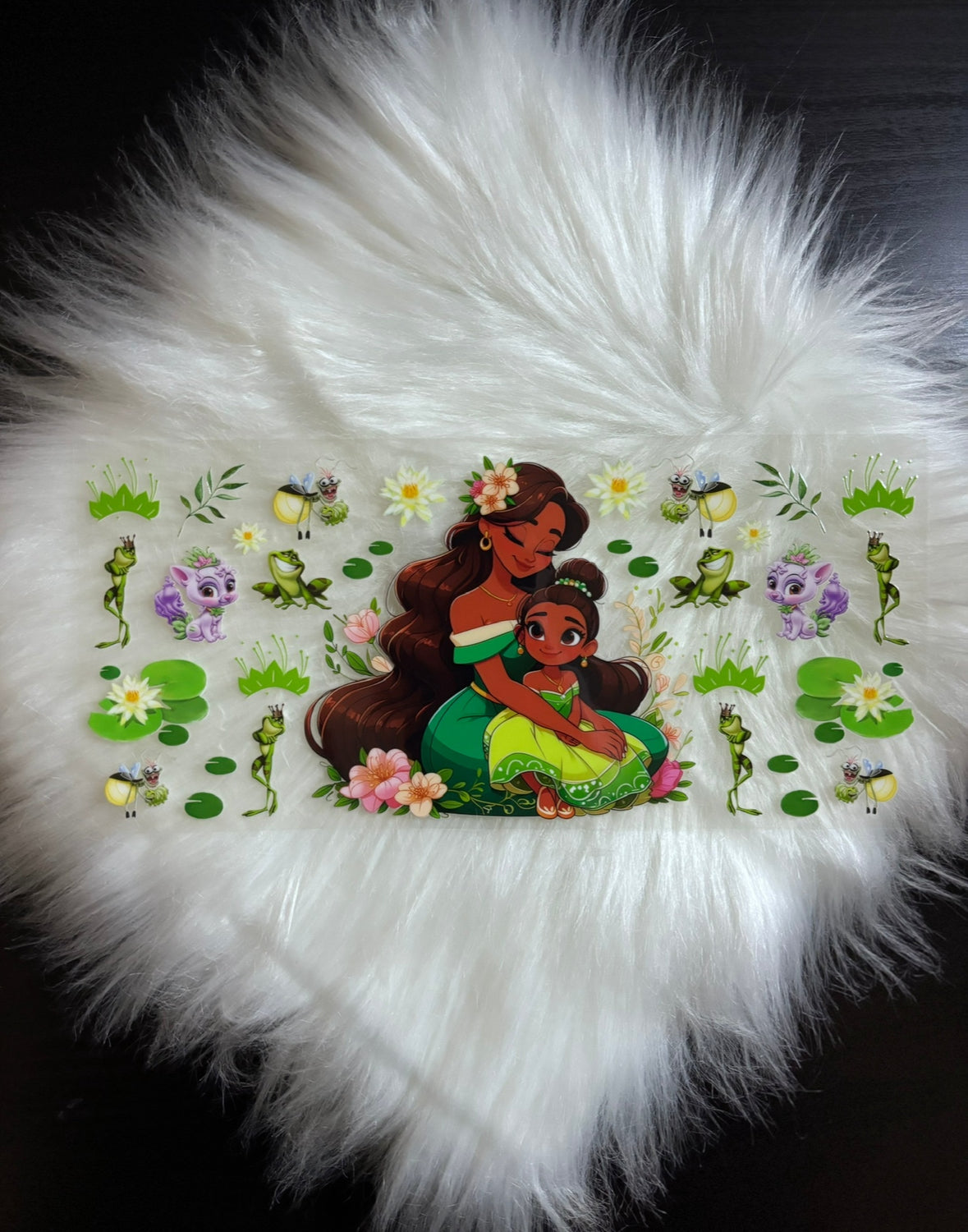 UV DTF Wrap- Green Princess