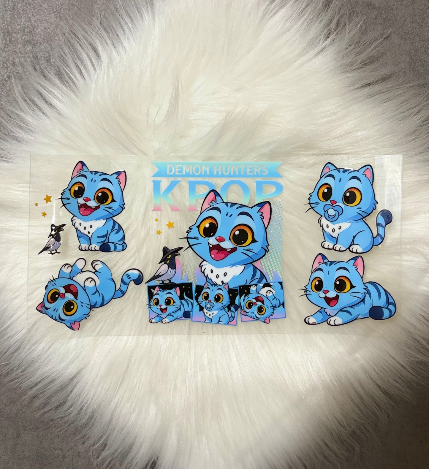 16oz UV DTF Wrap- K-POP Cat