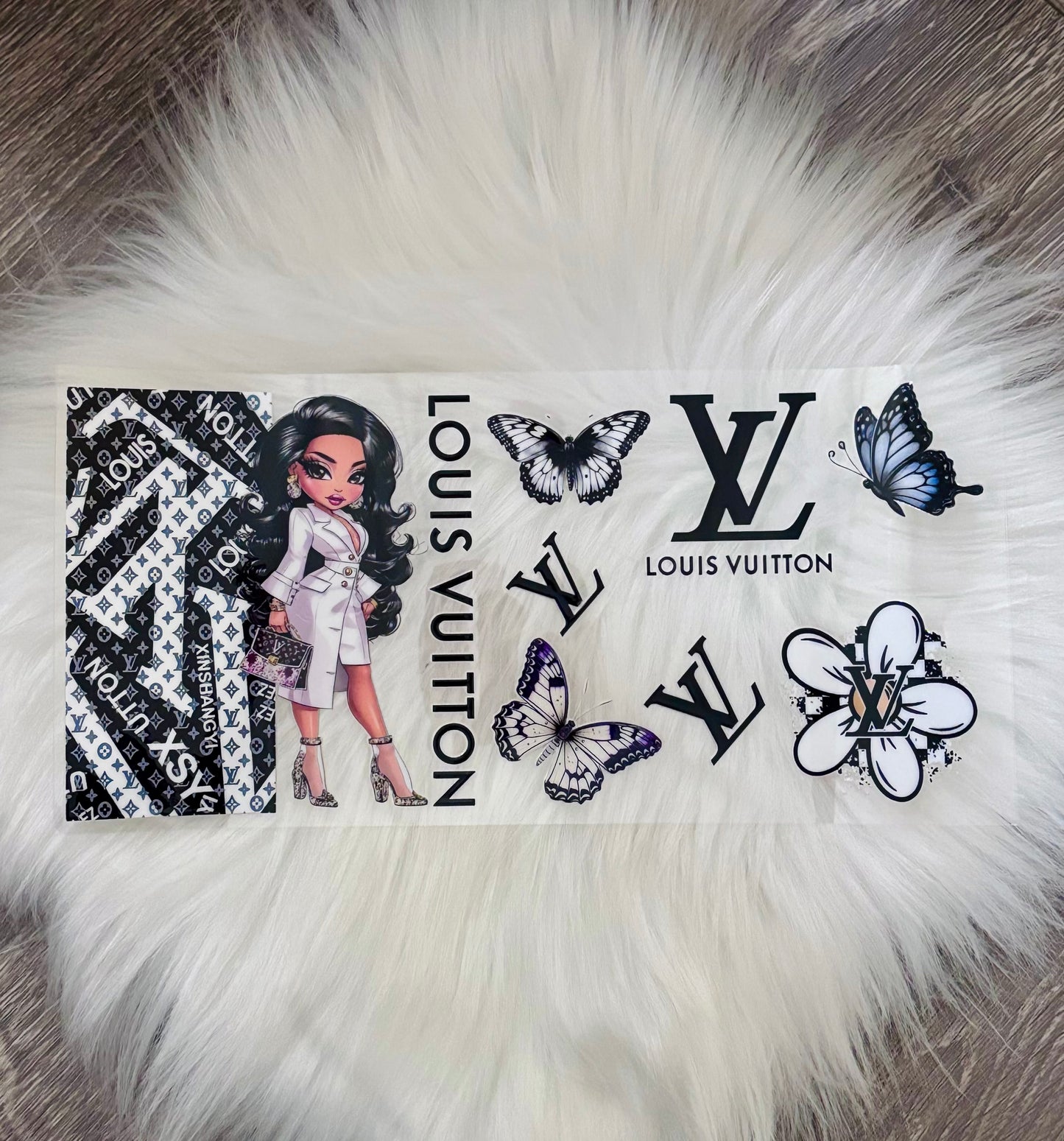 16oz UV DTF Wrap- Corporate Girl #3