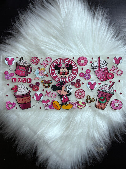 16oz UV DTF Wrap- Mouse Cafecito