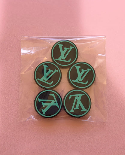 Silicone Focal Beads (5 Per Pack)