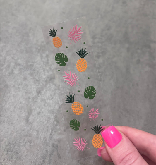 UVDTF Pen Wrap- Pineapples