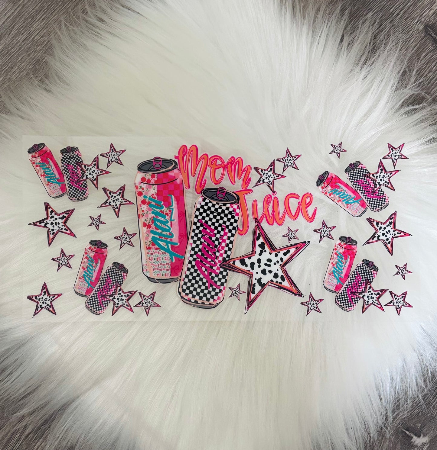 16oz UV DTF Wrap- Mom Juice