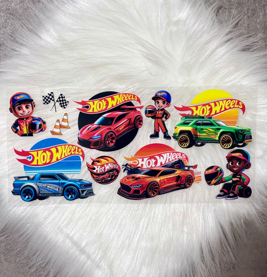 UV DTF Wrap- HW Cars