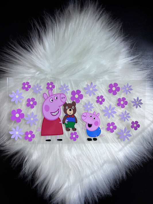 UV DTF Wrap- Peppa Pig