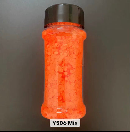 2 oz Shakers - Neon Chunky Glitter Mix