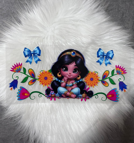 UV DTF Wrap- Girl Flowers
