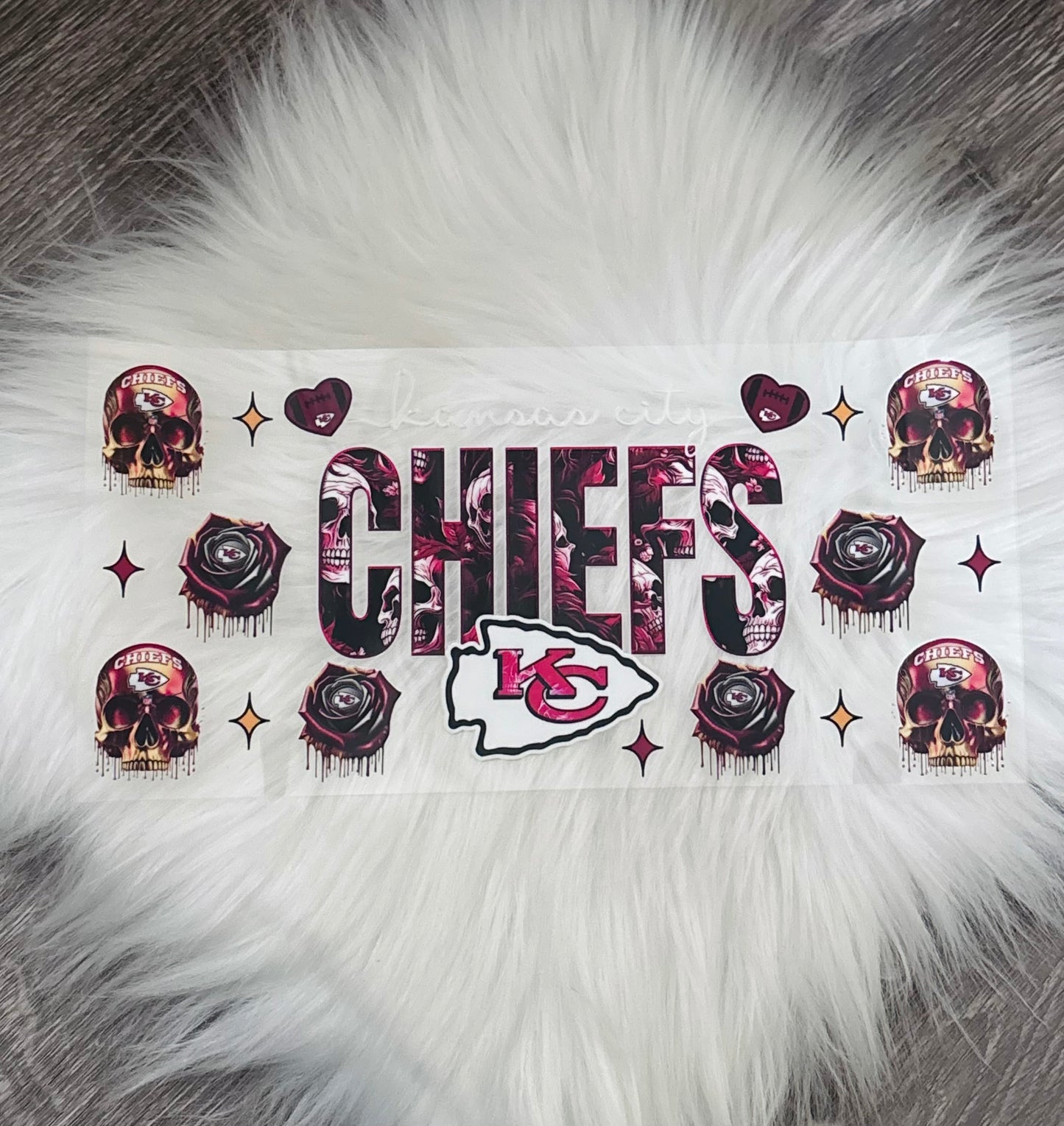 16oz UV DTF Wrap- Chiefs