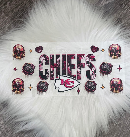 16oz UV DTF Wrap- Chiefs
