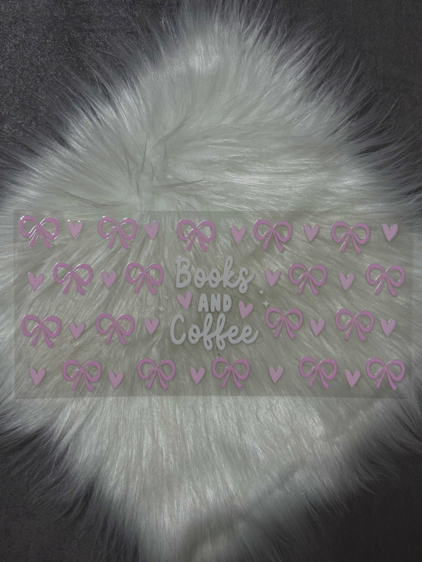 UV DTF Wrap- Books & Coffee Coquette