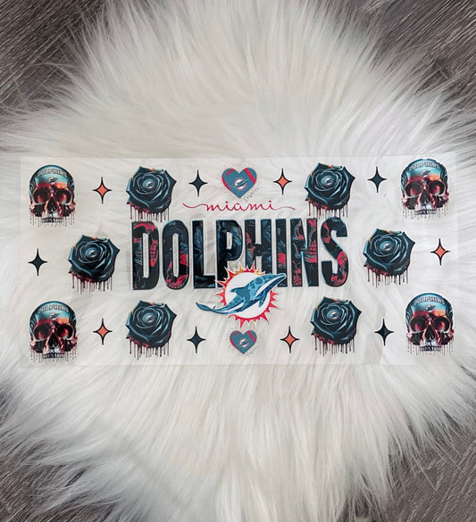 16oz UV DTF Wrap- Dolphins