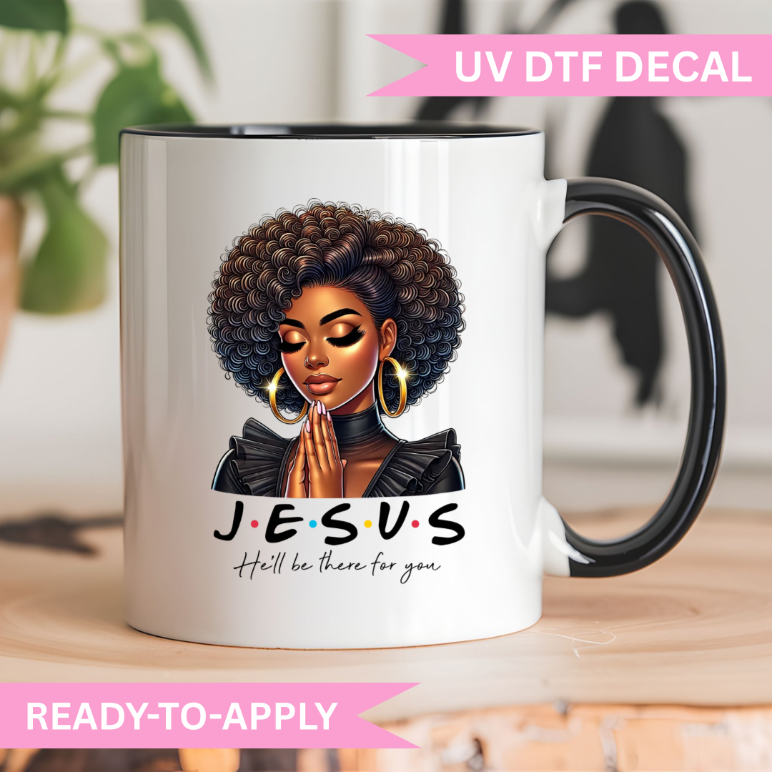 UV DTF Decal- Jesus