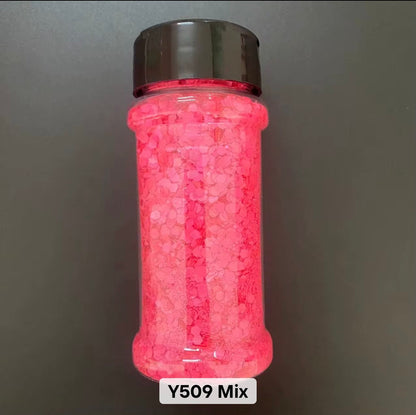 2 oz Shakers - Neon Chunky Glitter Mix