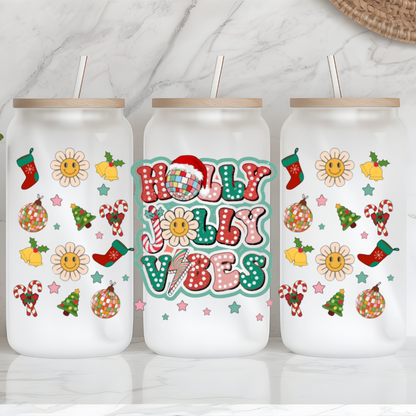 UV DTF Wrap- Holly Jolly Vibes