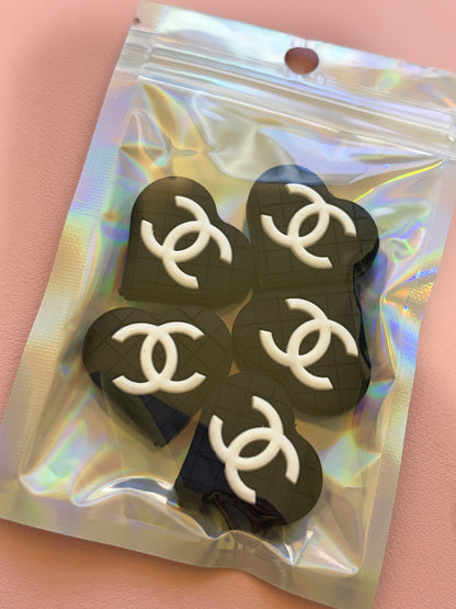 Silicone Focal Beads (5 Per Pack)