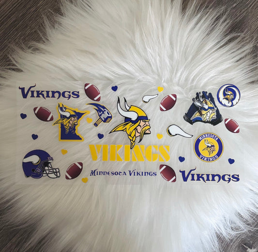 16oz UV DTF Wrap- MV Football