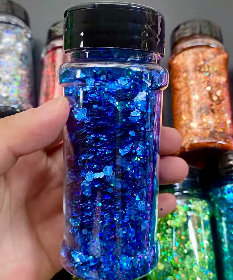 2 oz Shakers -Chunky Glitter Mix
