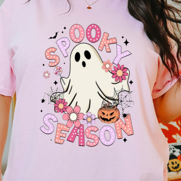 Spooky Season- Ready To Press DTF Transfer- / Shirt not Included*