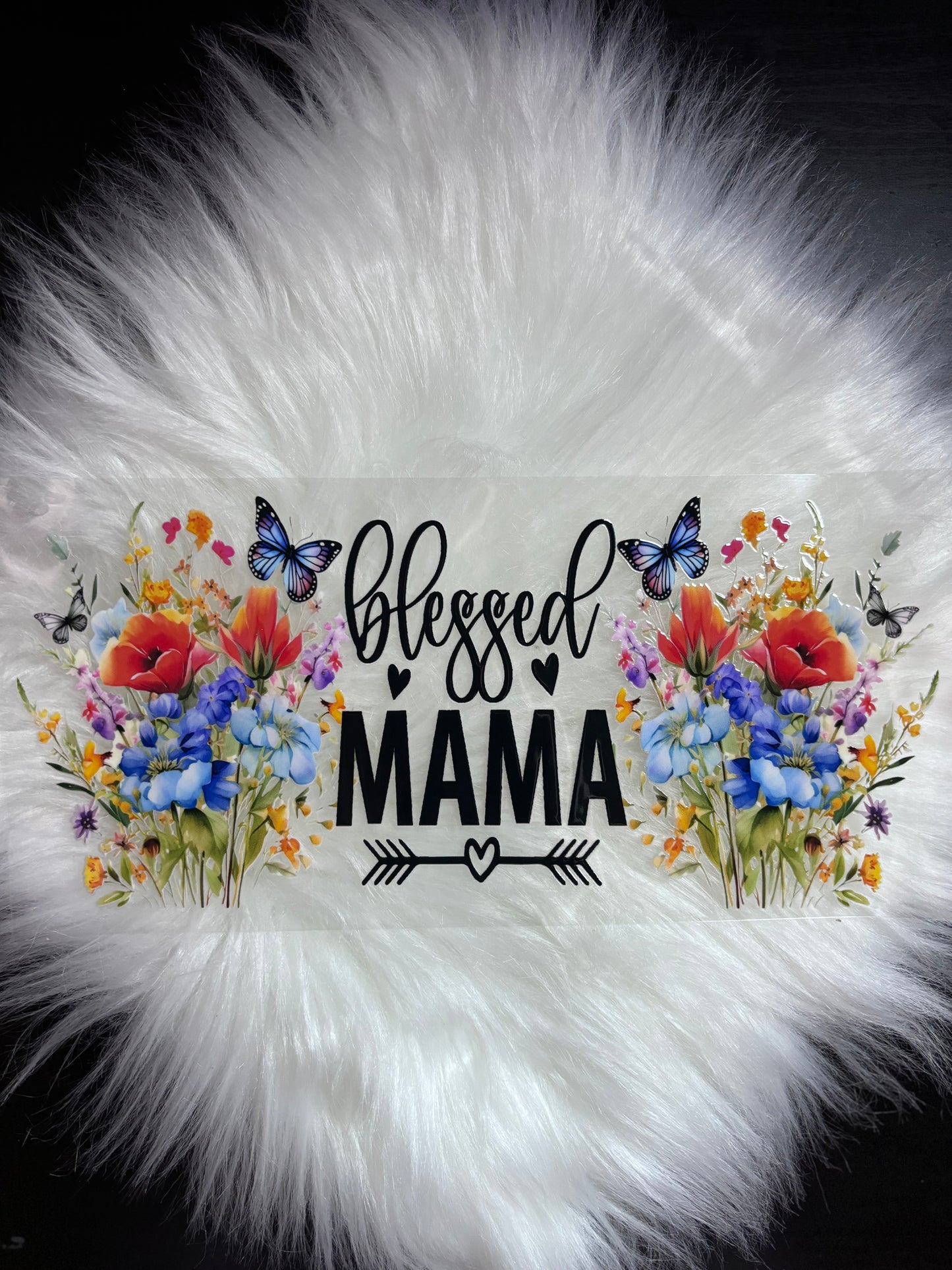 UV DTF Wrap- Blessed Mama Butterflies