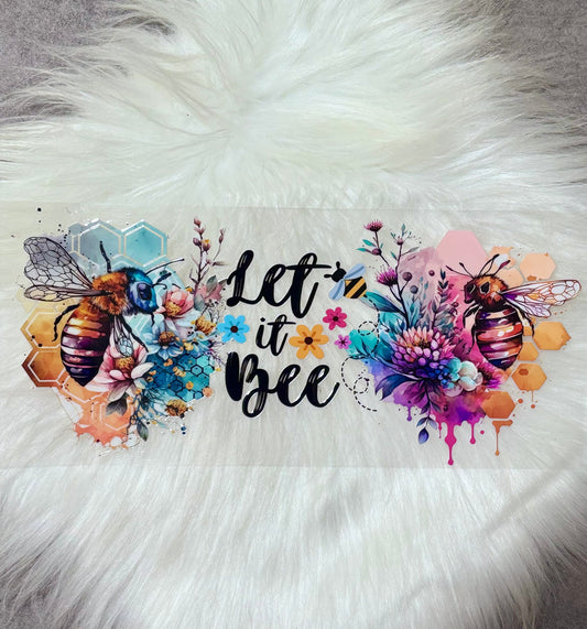 UV DTF Wrap- Let It Bee