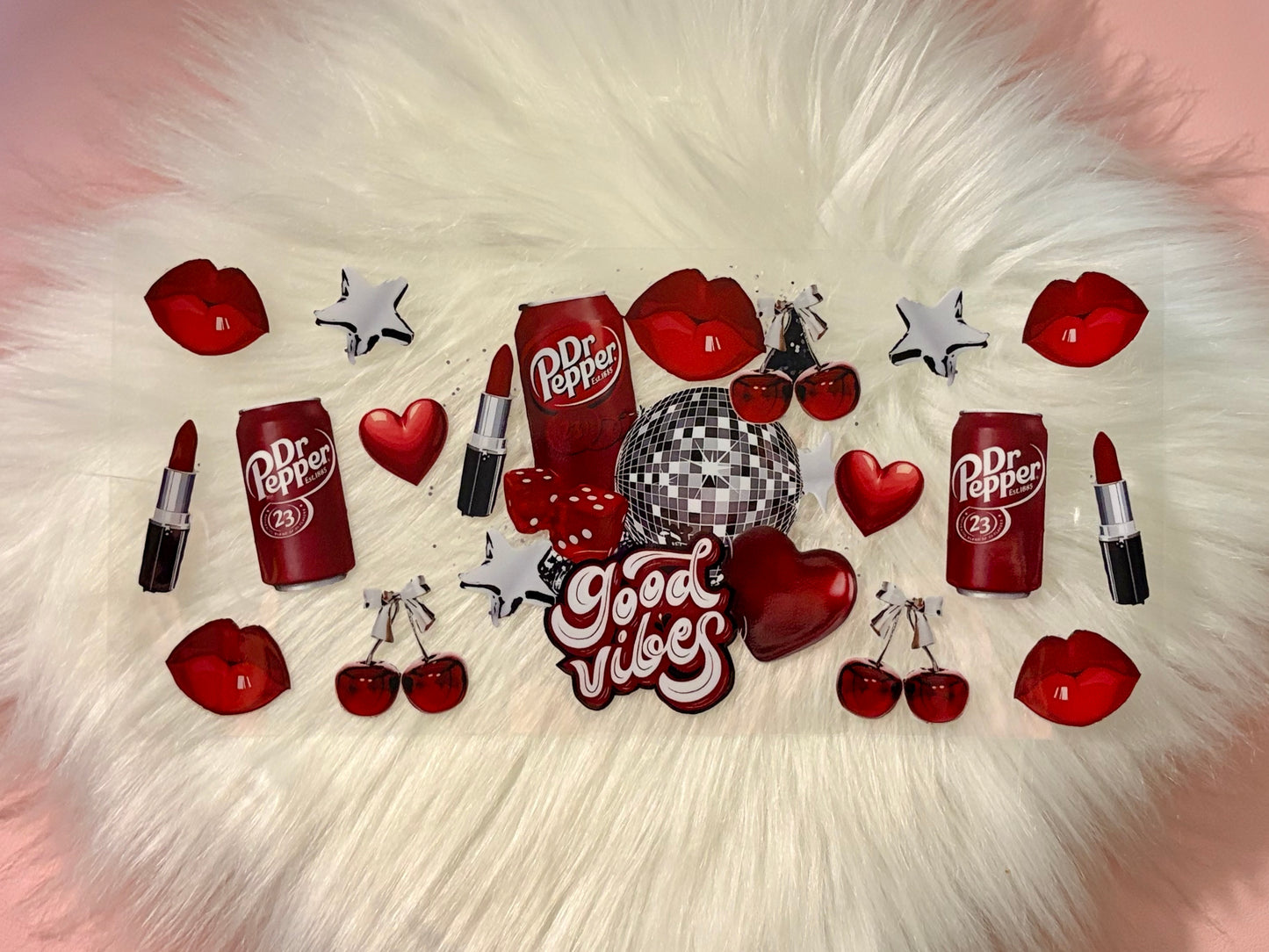 16oz UV DTF Wrap- Dr Pep Good Vibes