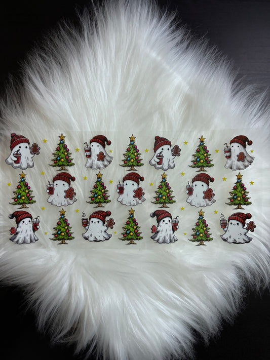 16oz UV DTF Wrap- Christmas Ghost