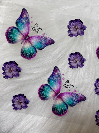 UV DTF Wrap- Butterflies Be-you-tiful
