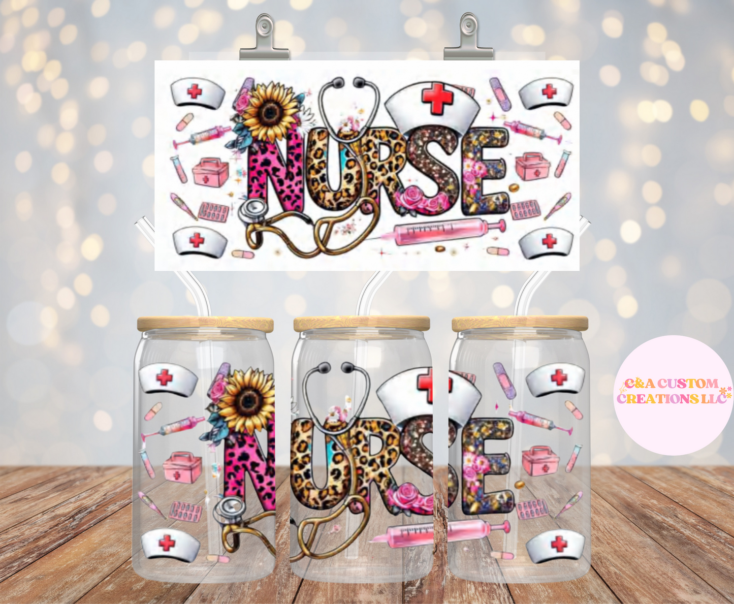 UV DTF Wrap- Nurse *New