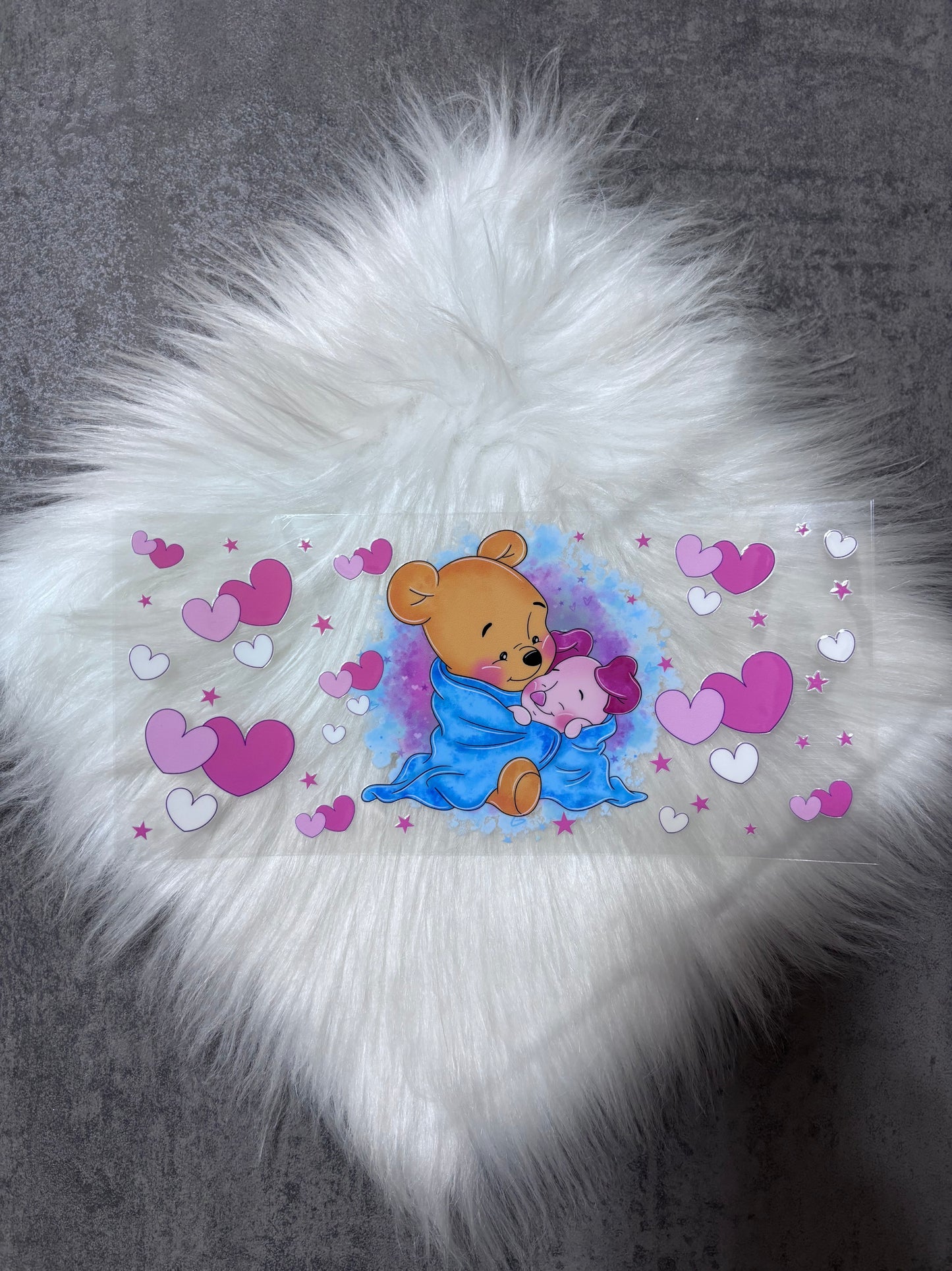 UV DTF Wrap- Bear & Hearts