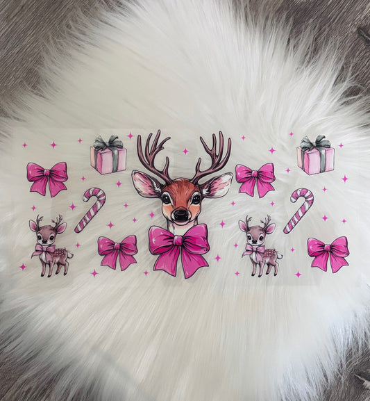 16oz UV DTF Wrap- Reindeer