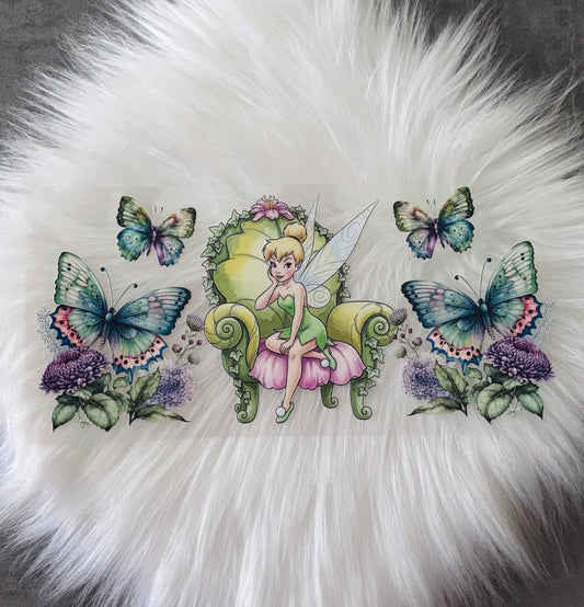 16oz UV DTF Wrap- Fairy & Butterflies
