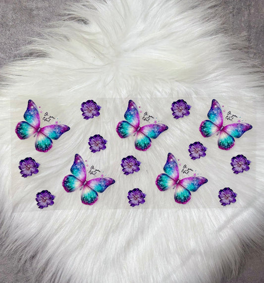 UV DTF Wrap- Butterflies Be-you-tiful