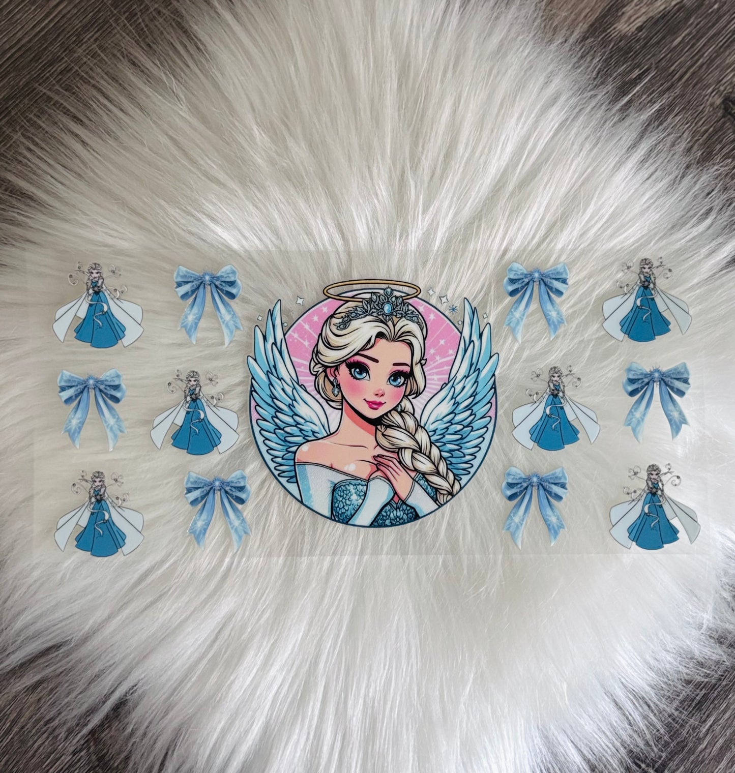 16OZ UV DTF Wrap- Snow Queen