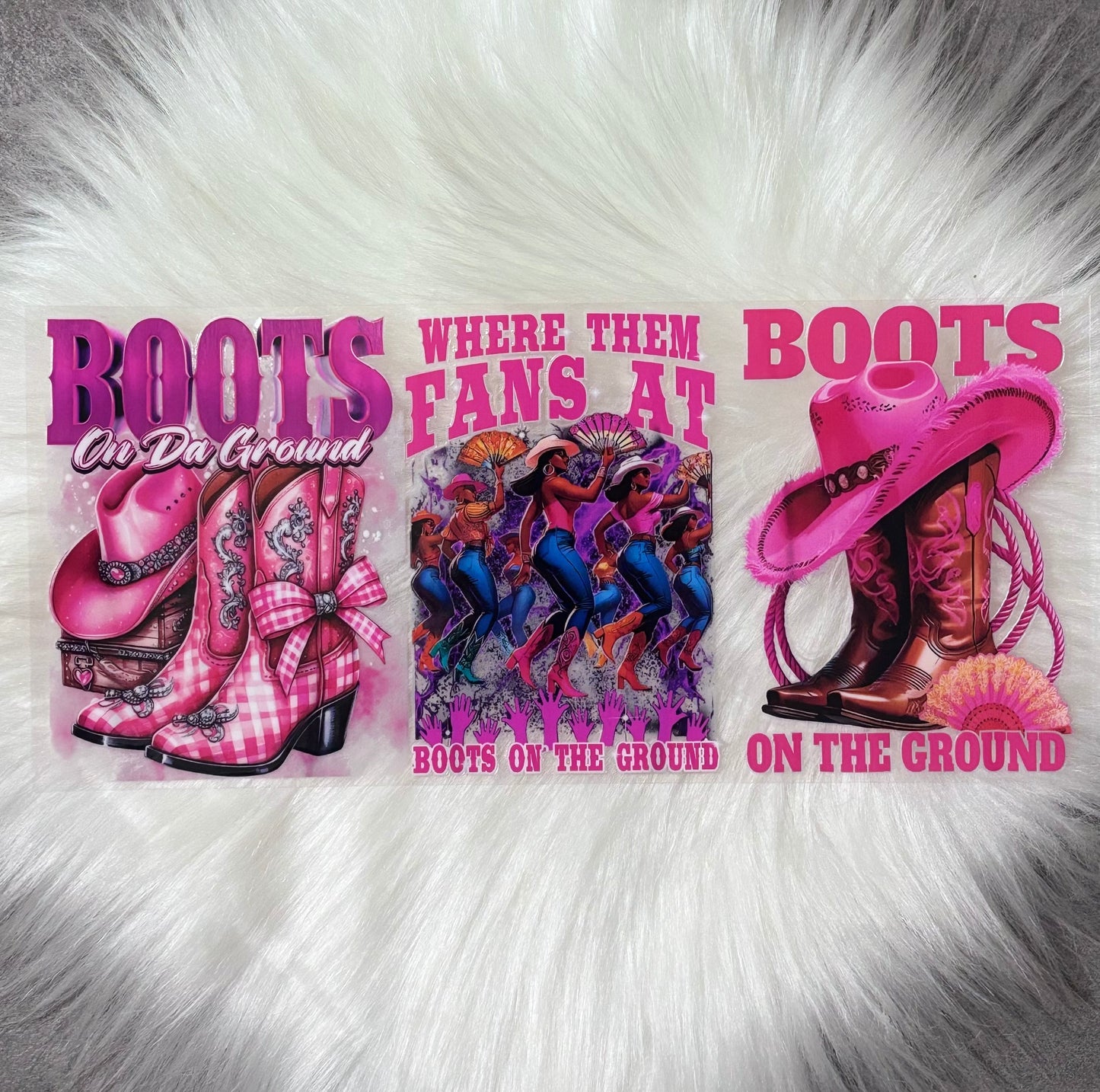 16oz UV DTF Wrap- Boots