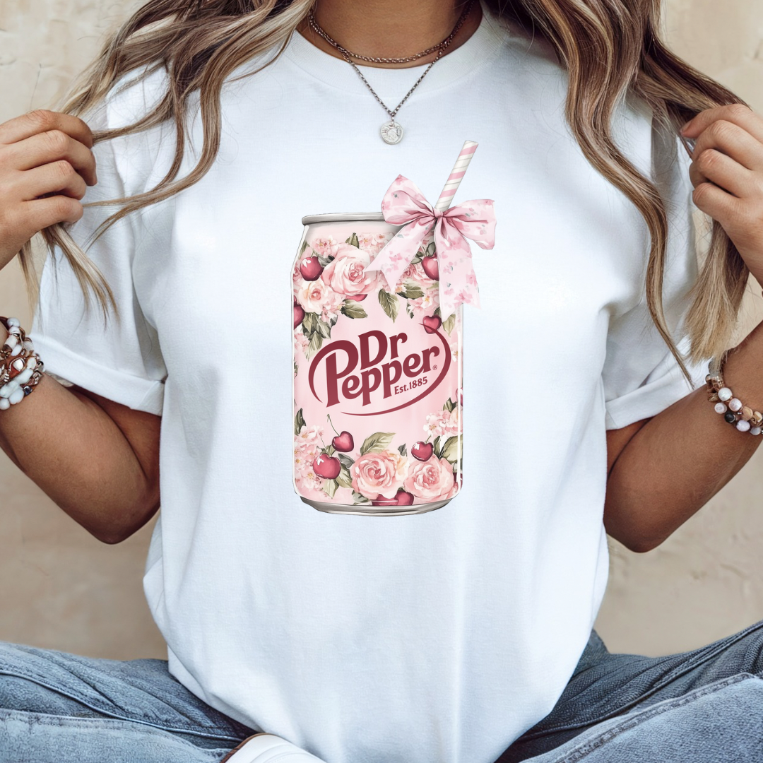 Dr. Pepper Can -Ready To Press DTF Transfer- / Shirt not Included*