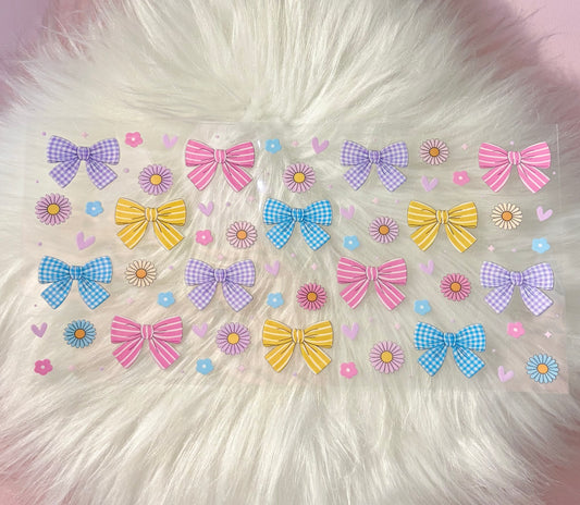 UV DTF Wrap- Colorful Bows