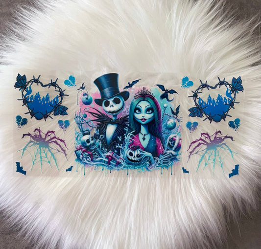 16oz UV DTF Wrap- Jack & Sally