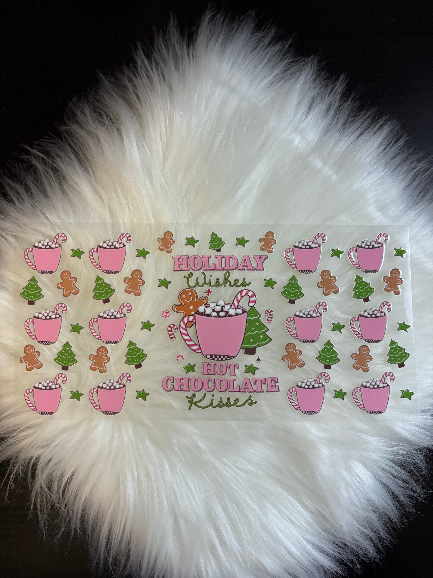 16oz UV DTF Wrap- Holiday Wishes