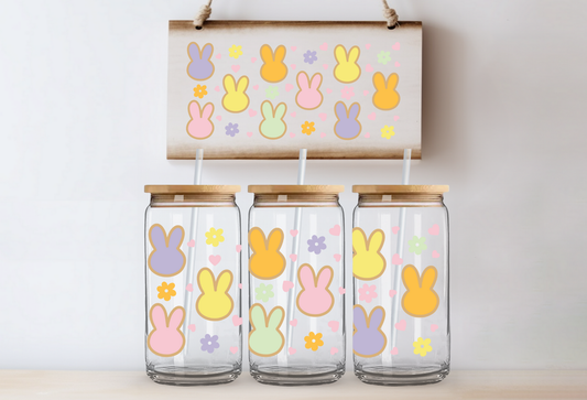 UV DTF Wrap- Pastel Bunnies