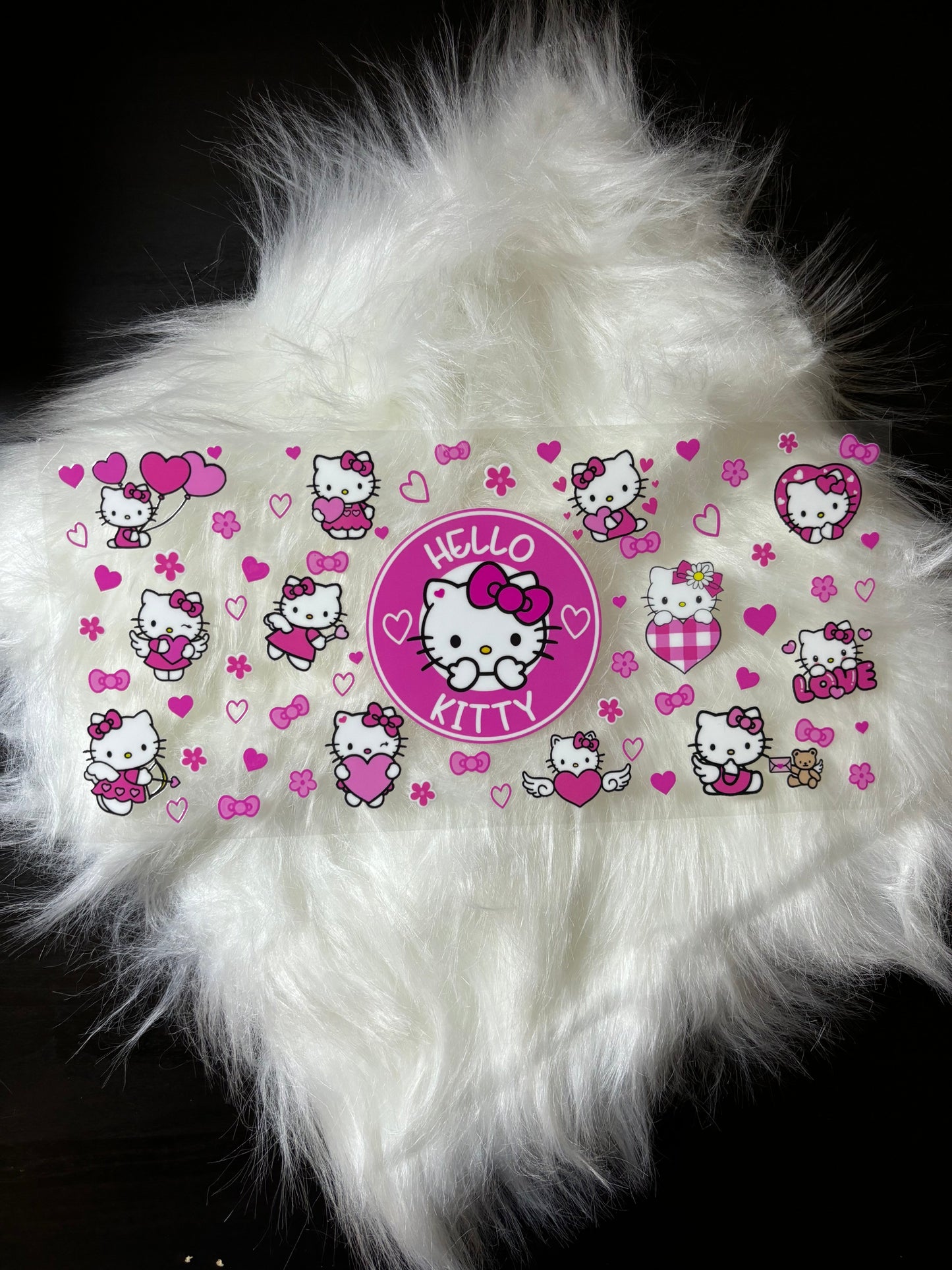 UV DTF Wrap- Pink Kitty
