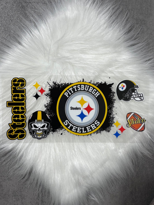 UV DTF Wrap- Steelers Black