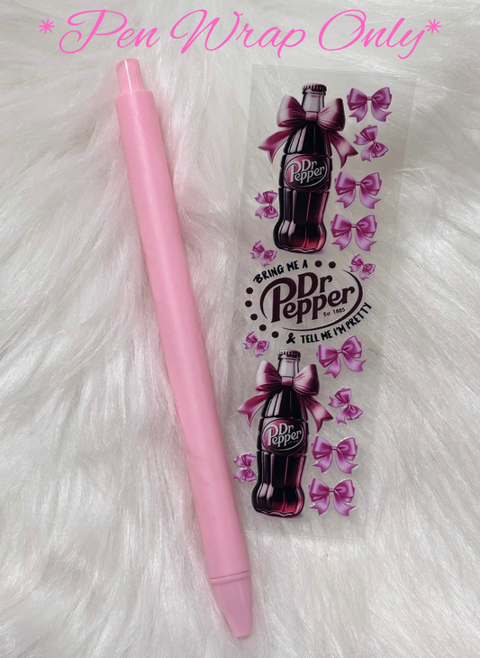 UVDTF Pen Wrap- Bring Me A Dr Pep