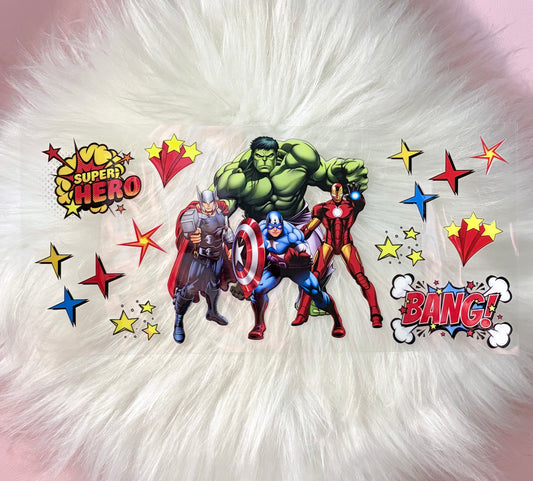 UV DTF Wrap- Super Hero