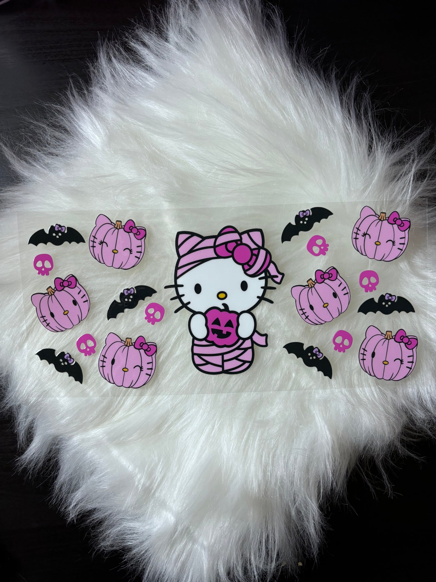 16oz UV DTF Wrap- HK Pink Mummy