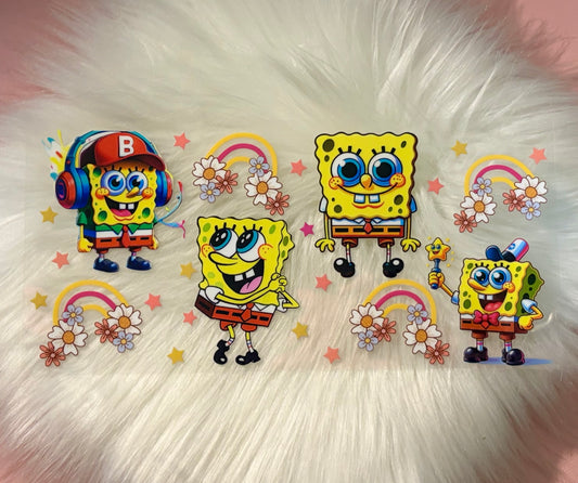 16oz UV DTF Wrap- SB Flowers