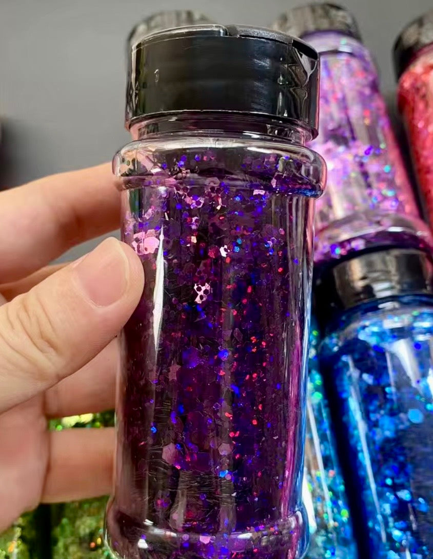 2 oz Shakers -Chunky Glitter Mix