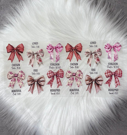 16oz UV DTF Wrap- Fall Bows