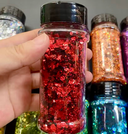 2 oz Shakers -Chunky Glitter Mix