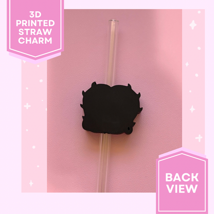 3D Printed Straw Charm- Betty #2