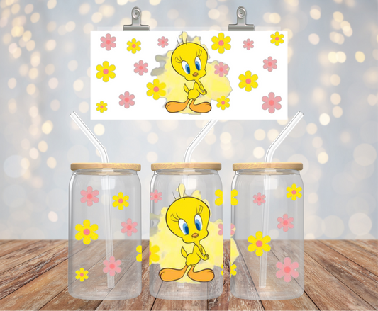 UV DTF Wrap- Yellow Bird #2